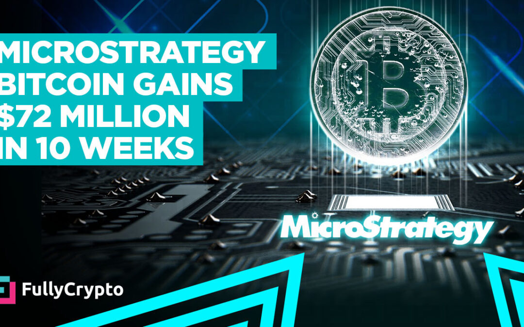 Portfolio Bitcoin MicroStrategy Untung USD $72,000,000 Dalam Masa 10 Minggu